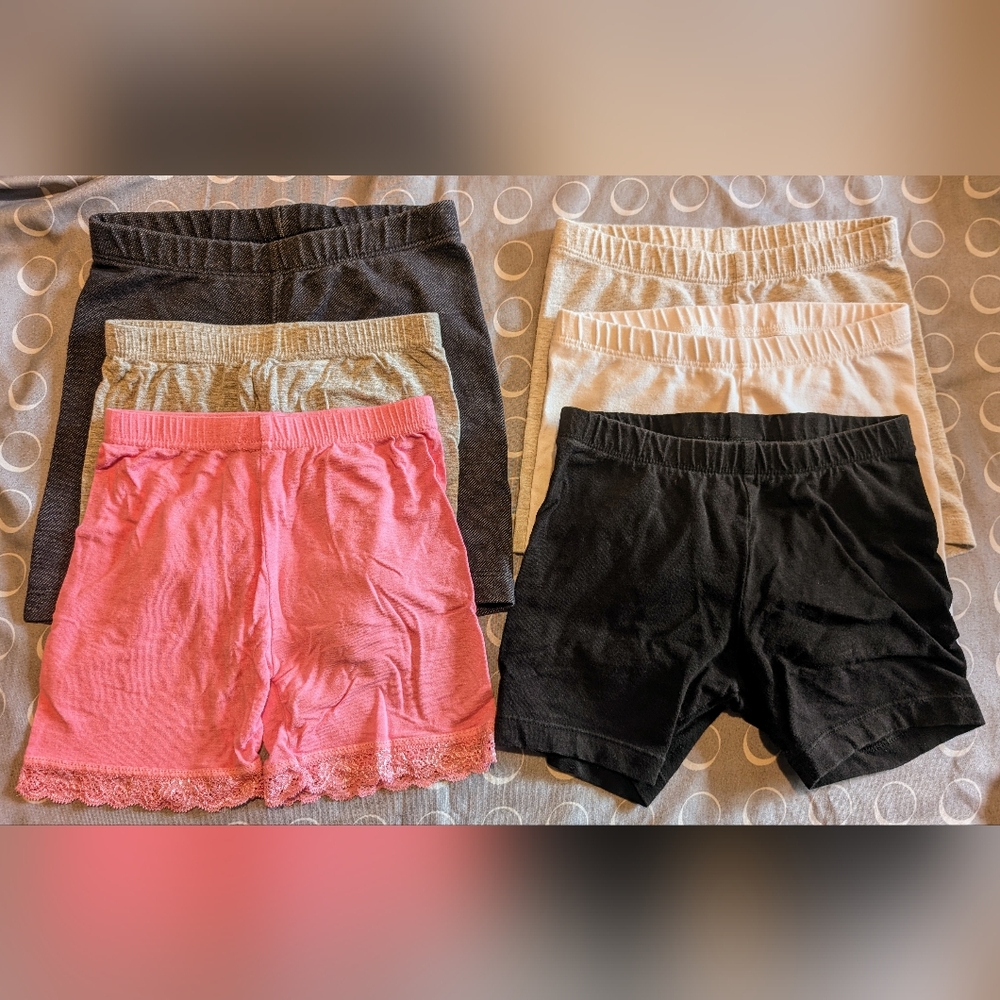 Kids' Bike Shorts Lot Of 6; Size 5